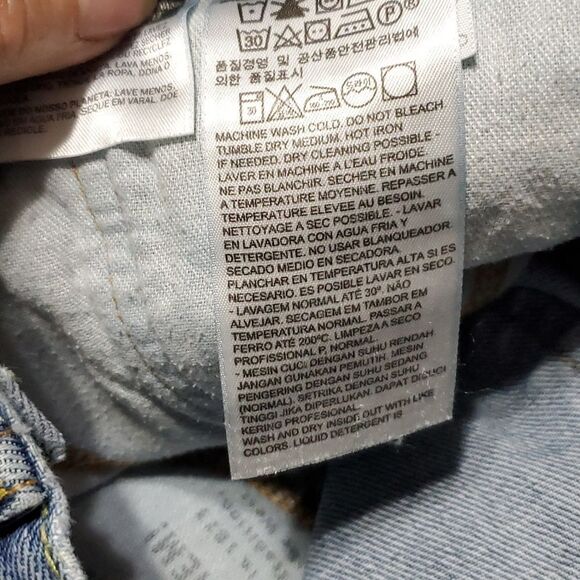 505 REGULAR FIT STRAIGHT LEG JEANS 34/36 - Picture 9 of 11